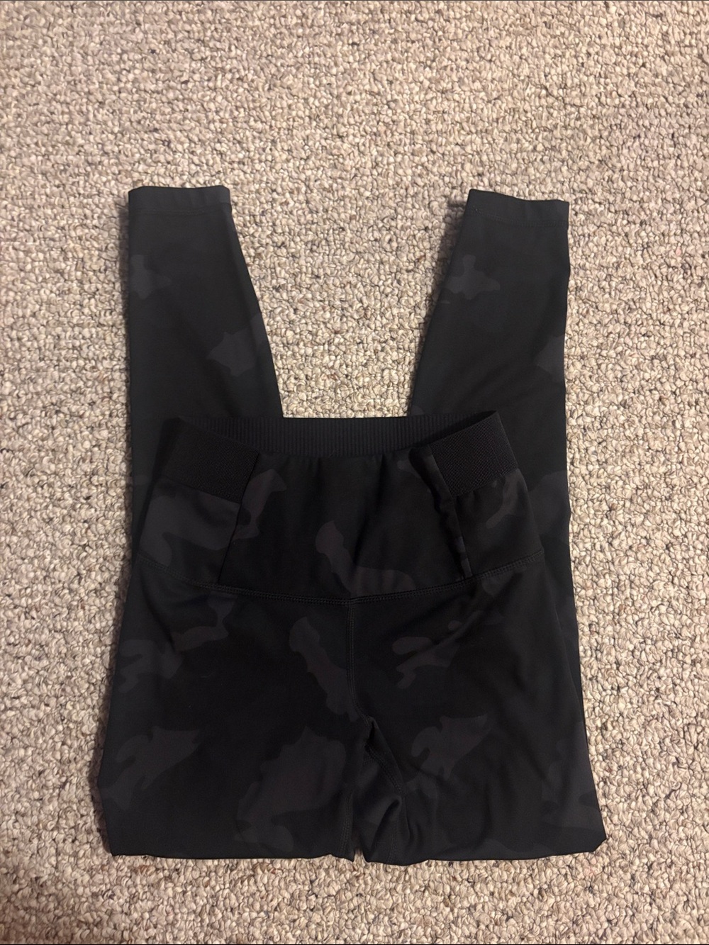 T.J.Maxx Black Camo High-Rise Leggings